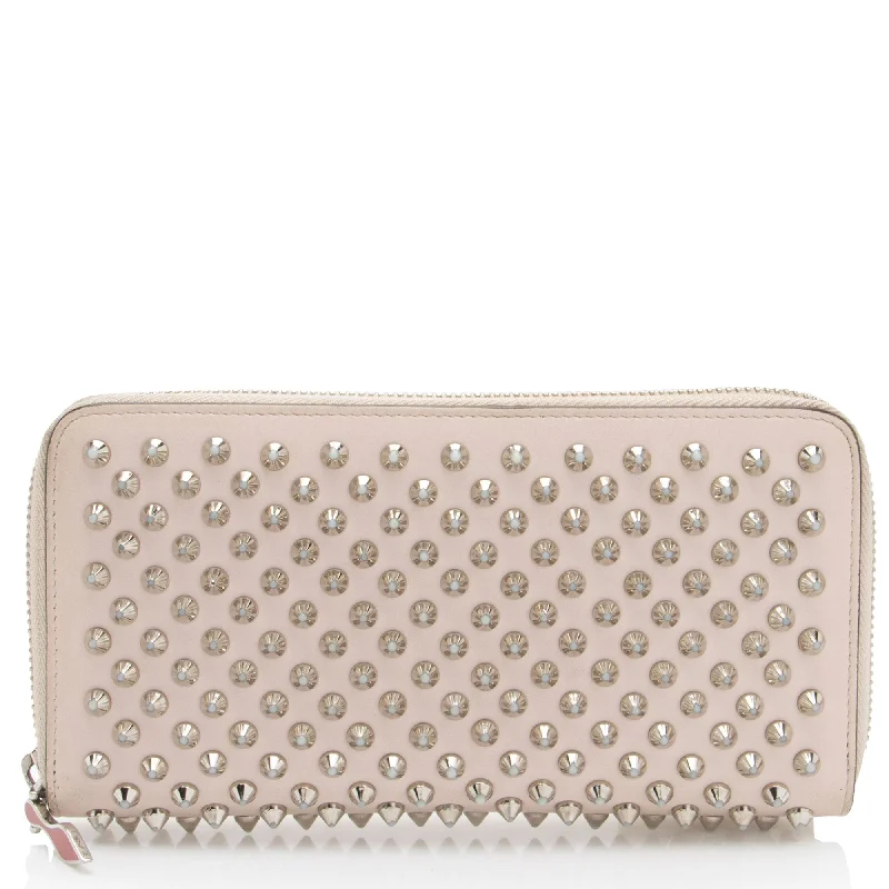 Christian Louboutin Leather Spiked Panettone Wallet