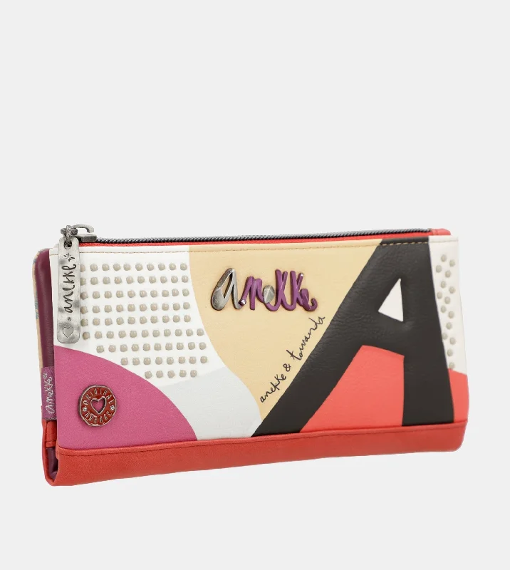 Fashion flexible large RFID wallet