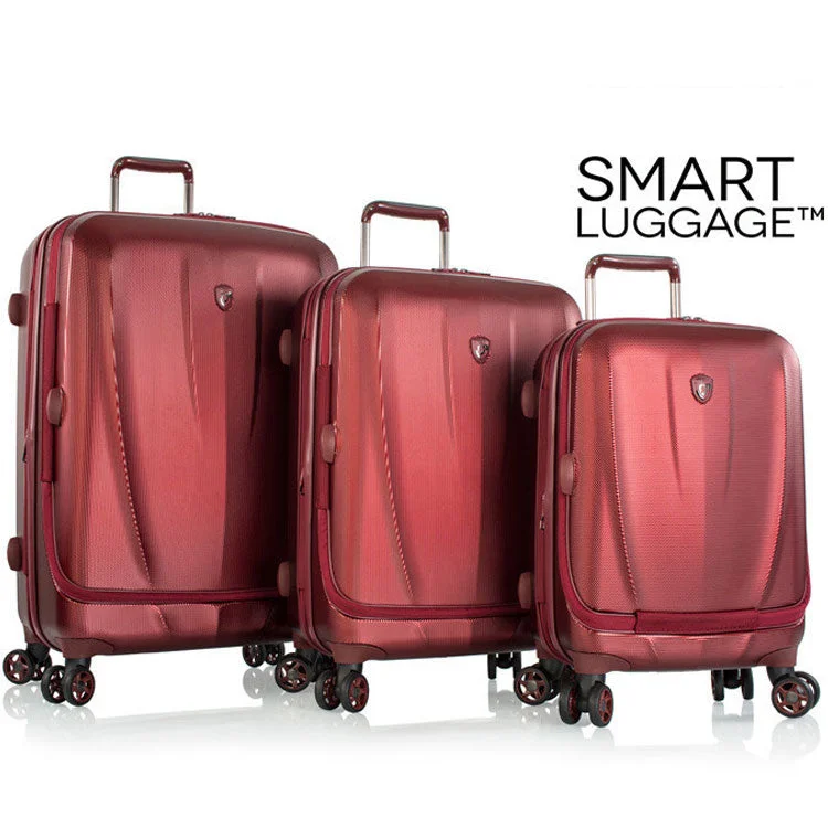 Heys Vantage 3 Piece Smart Luggage Hardside Spinner Set