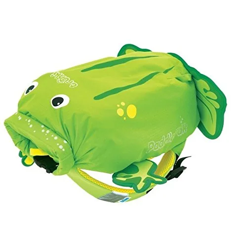 Trunki Paddlepak Water-Resistant Backpack - Ribbit The Frog (Green)