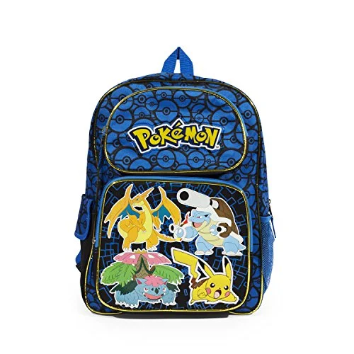 Pokemon Zoofy Full Size Blue 16 Backpack