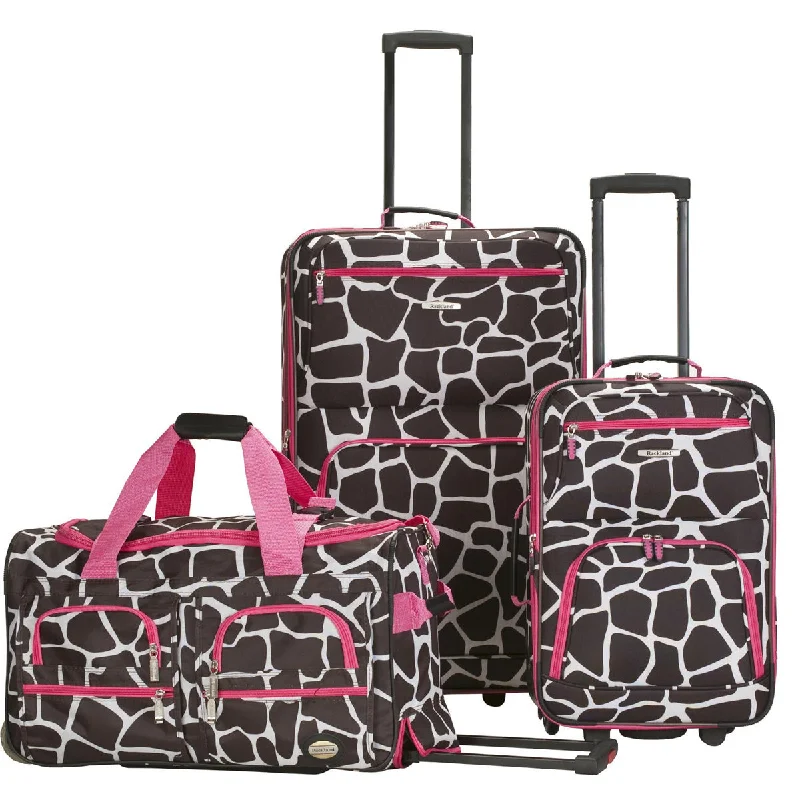 Rockland Luggage Spectra 3 Piece Luggage Set