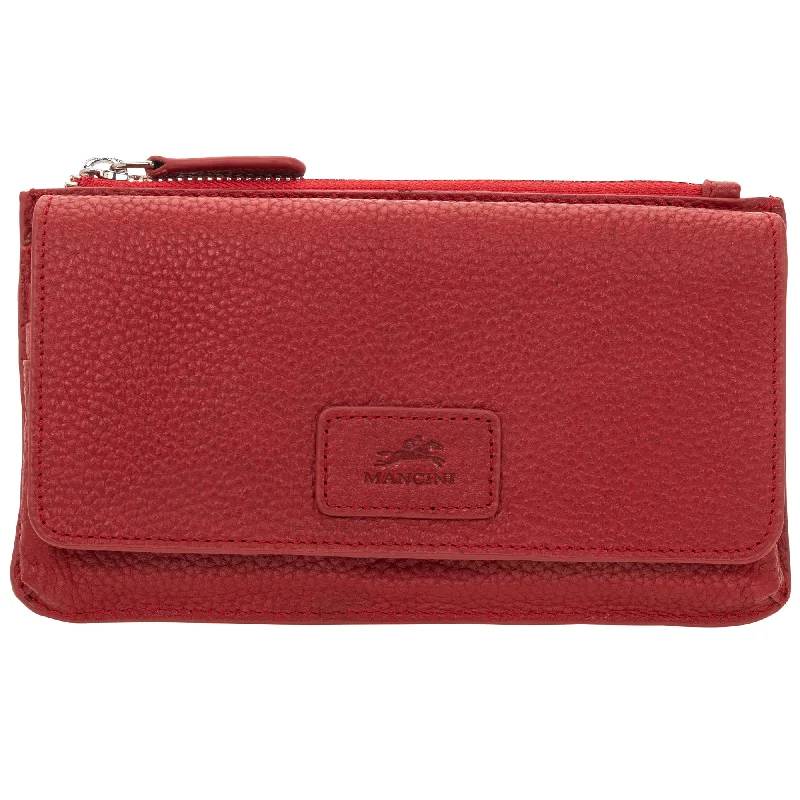 Mancini PEBBLE RFID Crossbody Wallet