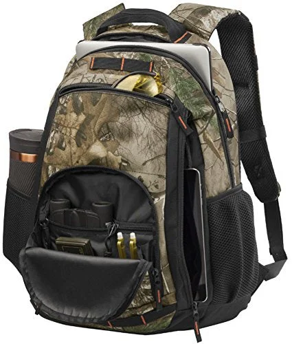 Joe'S Usa Durable Packable Handy Travel Hiking Backpack Daypack (Realtree Xtra/ Black)