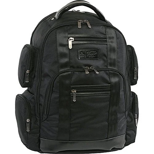 Original Penguin Peterson Fits Most 15-Inch Laptop And Notebook Backpack, Black, One Size