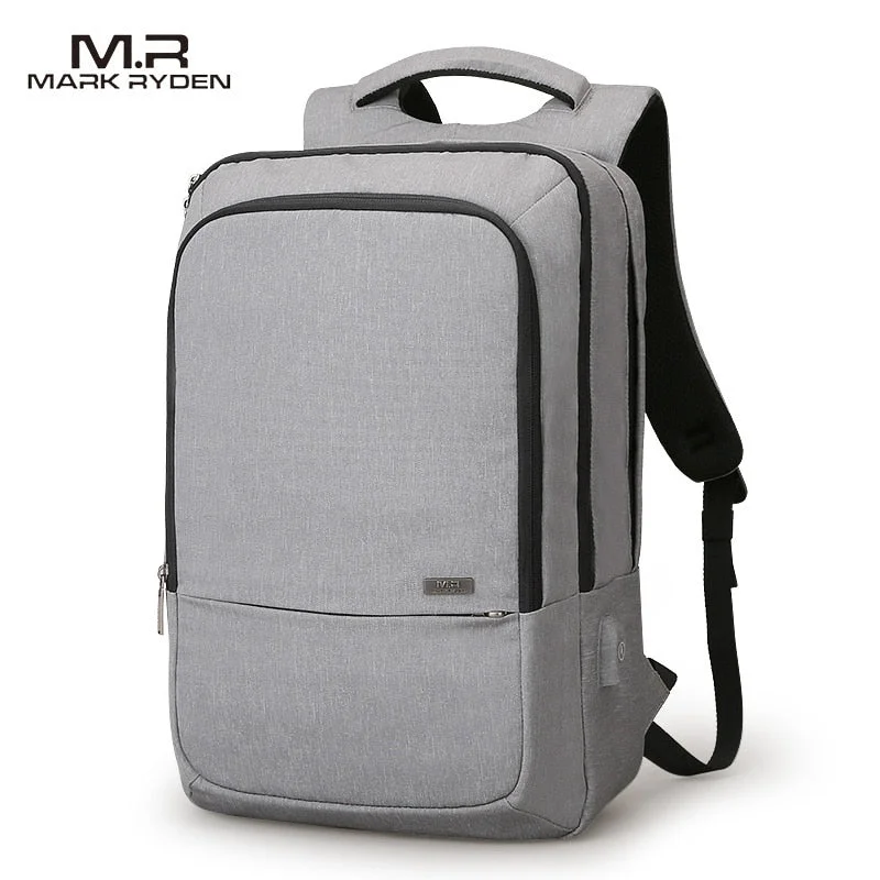 Mark Ryden New Arrival Usb Recharging Design High Capacity Travel Backpack 180 Degree Opening