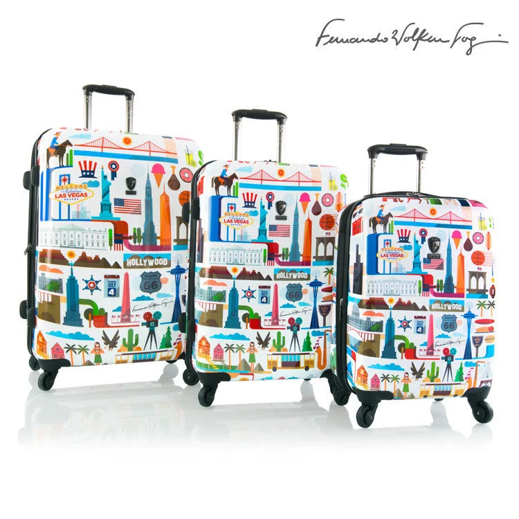 Fernando By Heys Fvt Usa 3 Piece Expandable Spinner Set