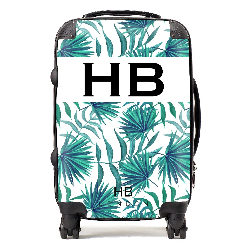 Personalised Palm Print Initial Suitcase