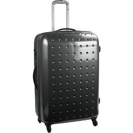 Samsonite Sparta 29" Hardside Checked Spinner Luggage (Dark Grey)