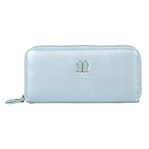 Damara Womens Travel Wallet With Lovely Rabbit Ear Decoration,Blue