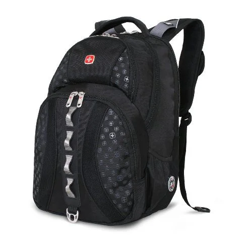 Swiss Gear Sa9768 Black Laptop Backpack - Fits Most 15 Inch Laptops And Tablets