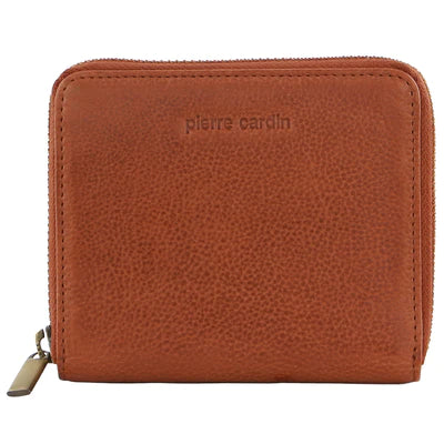 Pierre Cardin - PC3633 Small zip Wallet - Cognac