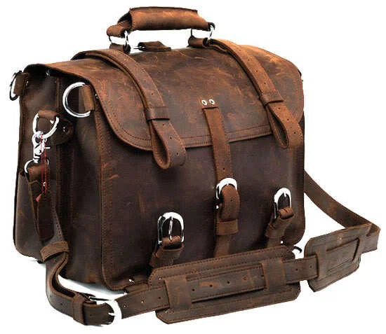 Wholesale  5Pcs/Lot Leather Bag Genuine Crazy Horse Leather Jmd Men'S Backpack Travel Bag Huge