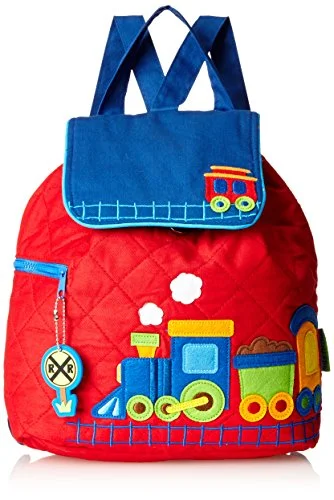 Stephen Joseph Quilted Backpack, Train