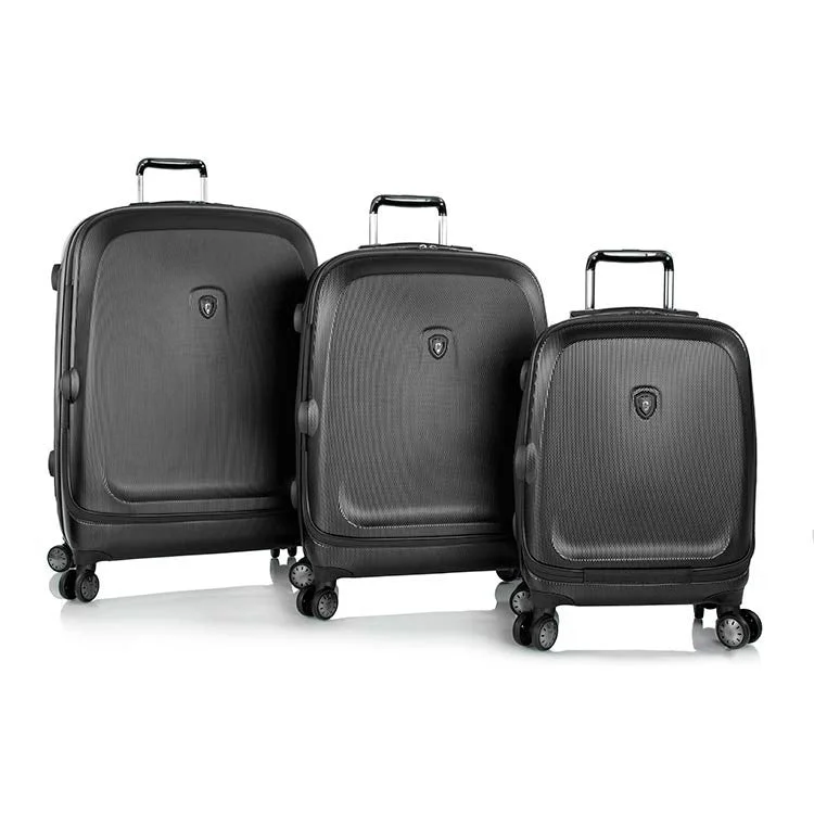 Heys Gateway 3 Piece Smart Luggage Widebody Spinner Set