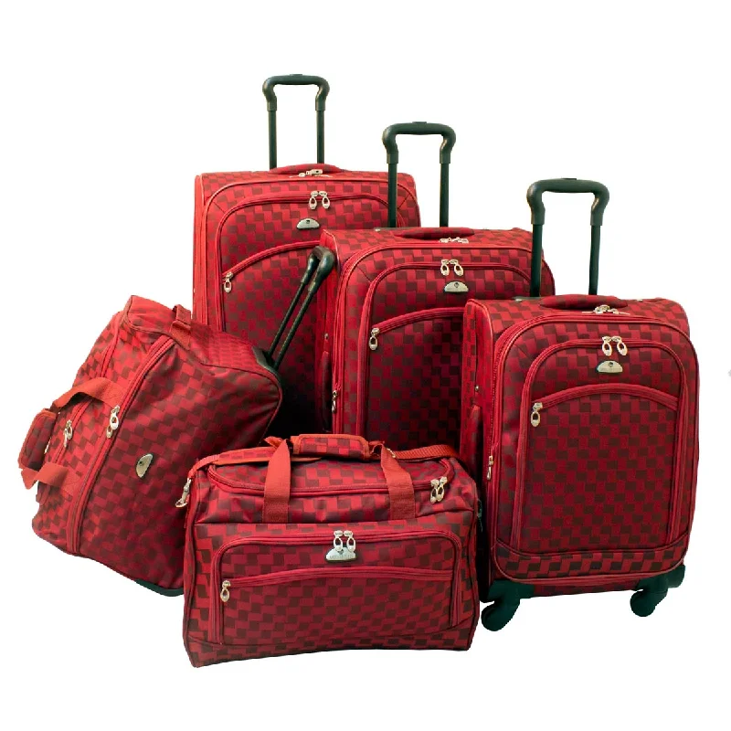 American Flyer Madrid 5Pc Spinner Luggage Set