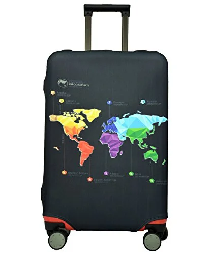 Spandex Luggage Cover For Travel- Hojax Suitcase Cover Protector For Rimova Delsey Fit 26-28 Inch