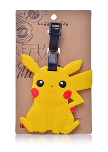 Reindear Heavy Duty Baggage Luggage Tag Us Seller (Pokemon Pikachu)