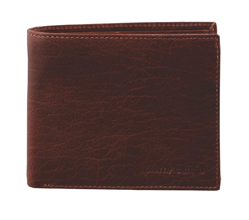 Pierre Cardin - PC2819 Rustic Leather Mens Wallet - Chestnut