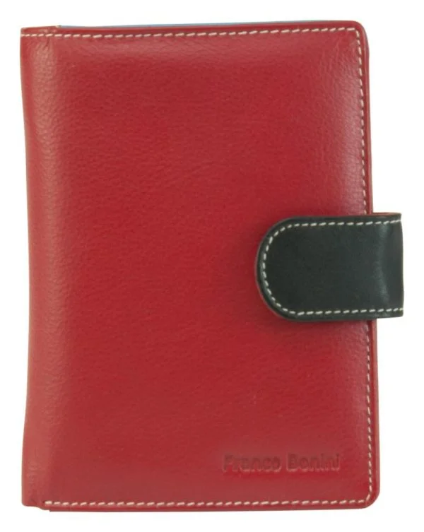 Franco Bonini - 2907 Red/multi leather wallet