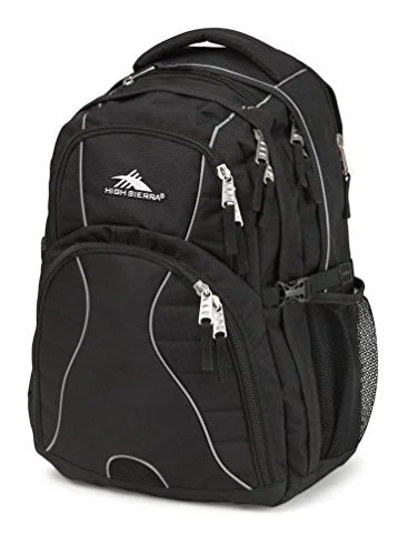 High Sierra Swerve Laptop Backpack, Black