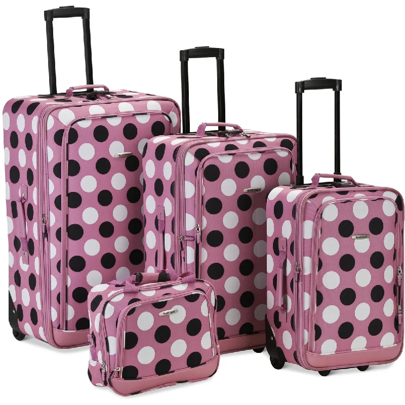 Rockland Luggage Style Right 4 Piece Luggage Set