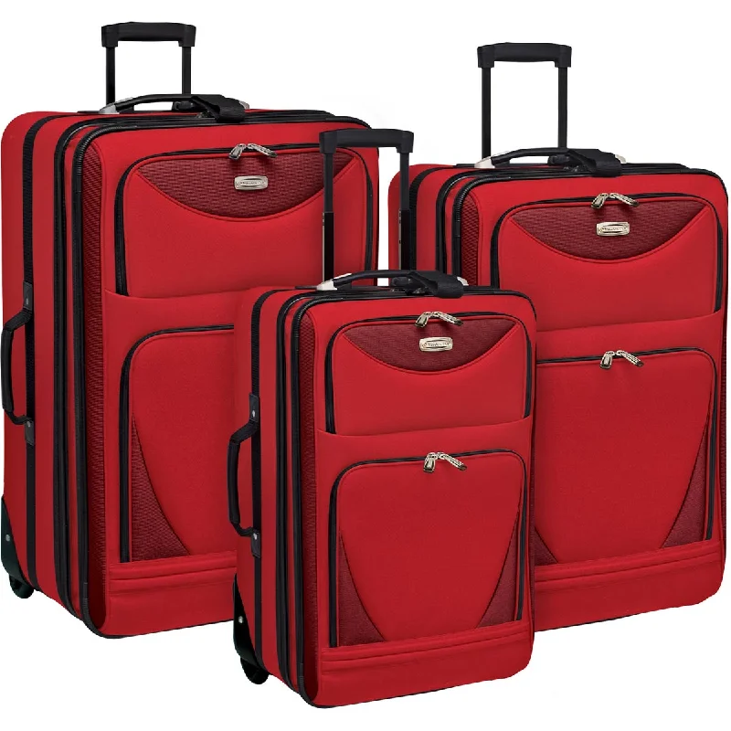 Travelers Club Skyview 3Pc Luggage Set