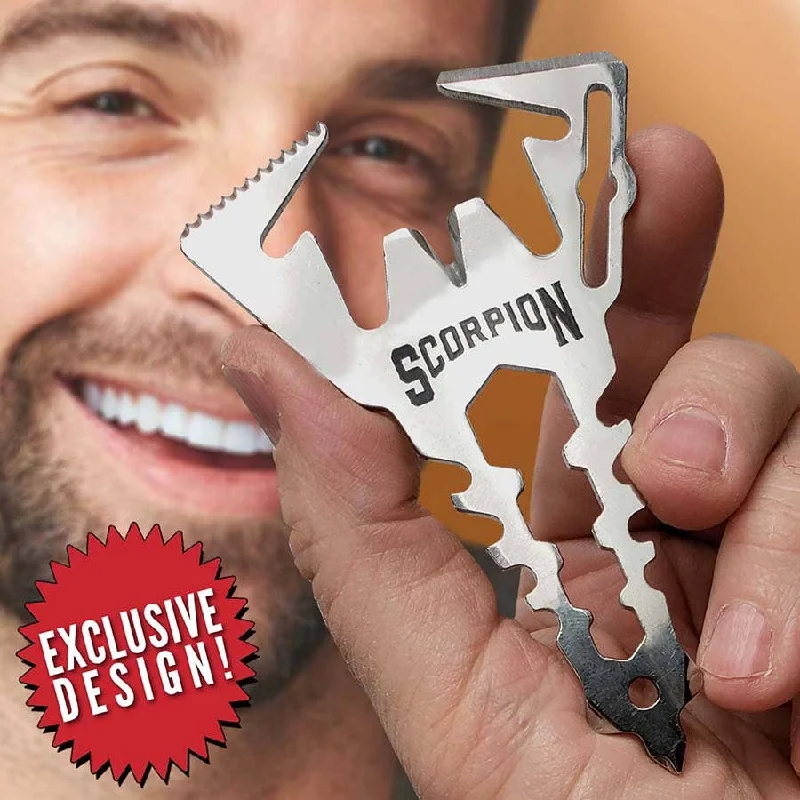 The Scorpion Multi-Tool "12-in-1 tool"- $15