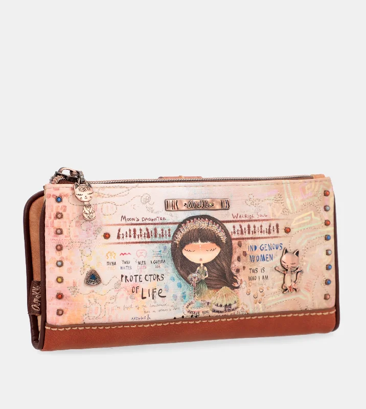 Menire large flexible RFID wallet