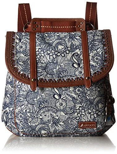 Sakroots Women'S Artist Circle Convertible Backpack, Navy Spirit Desert